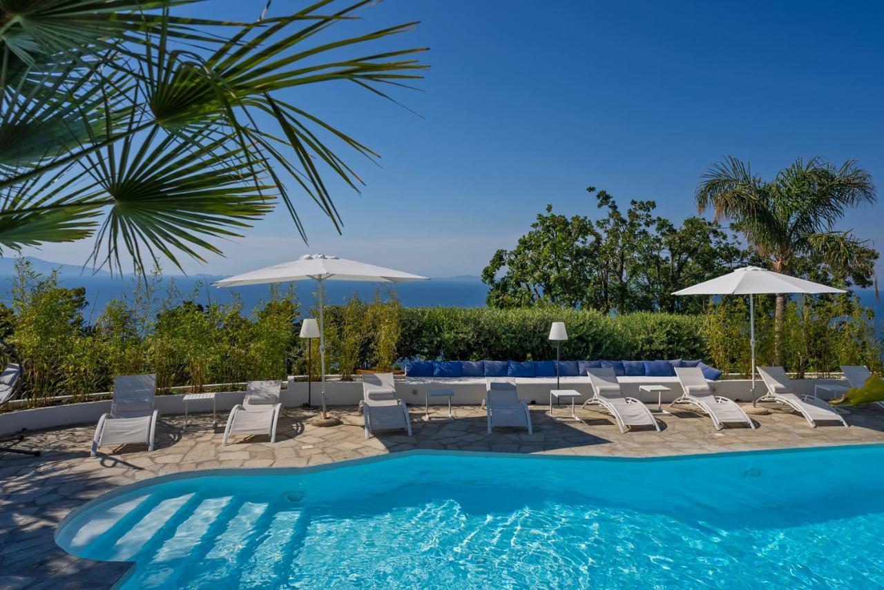 Capri Blue Luxury Villa Le Tre Monelle Anacapri  Exterior photo