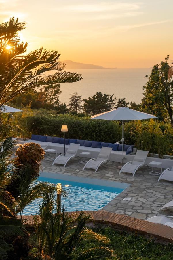 Capri Blue Luxury Villa Le Tre Monelle Anacapri  Exterior photo