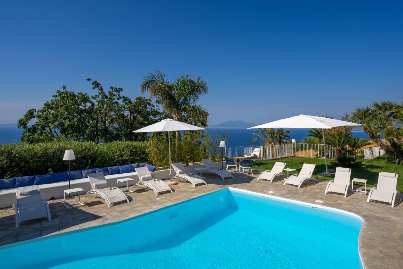 Capri Blue Luxury Villa Le Tre Monelle Anacapri  Exterior photo
