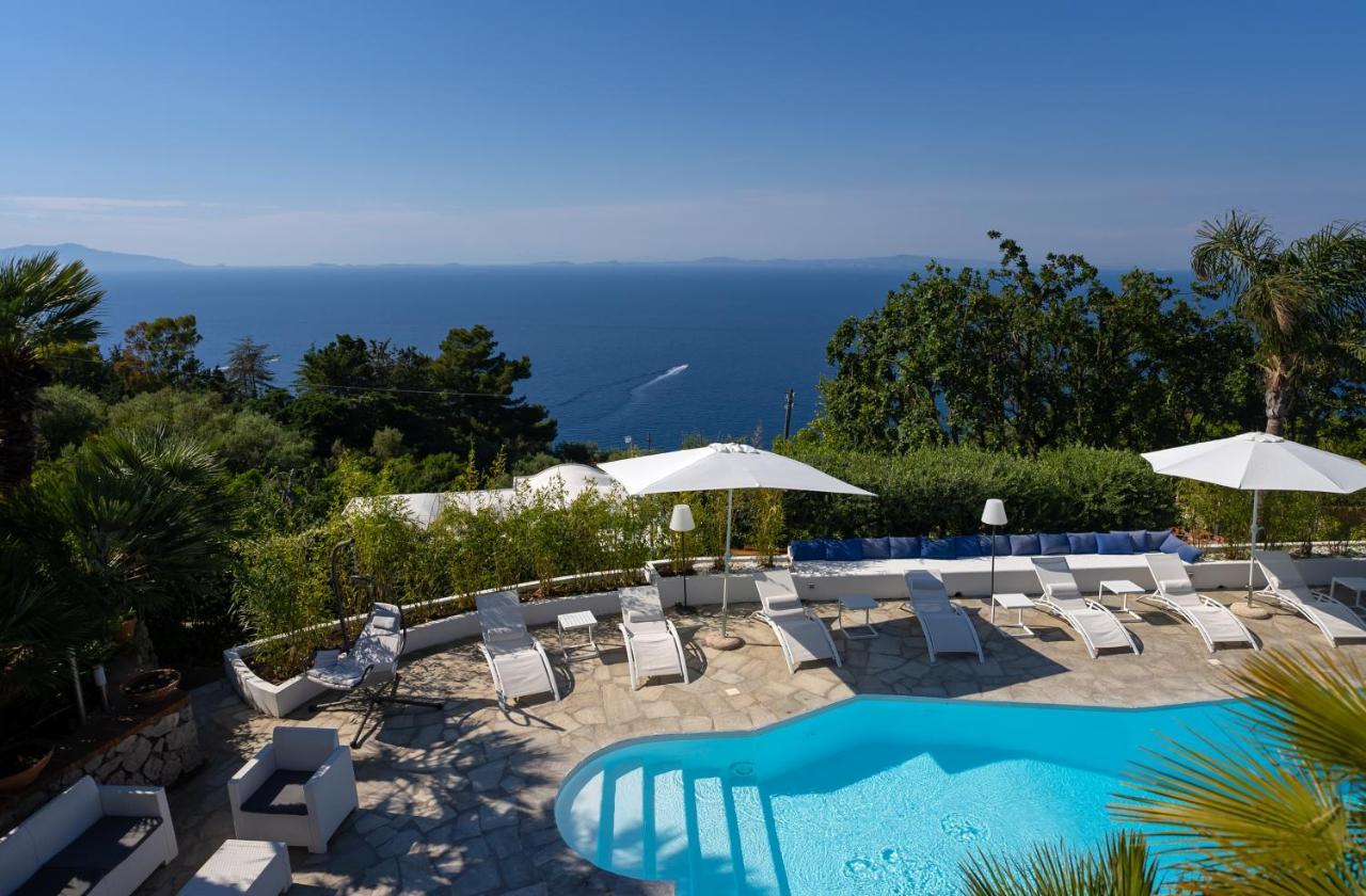 Capri Blue Luxury Villa Le Tre Monelle Anacapri  Exterior photo
